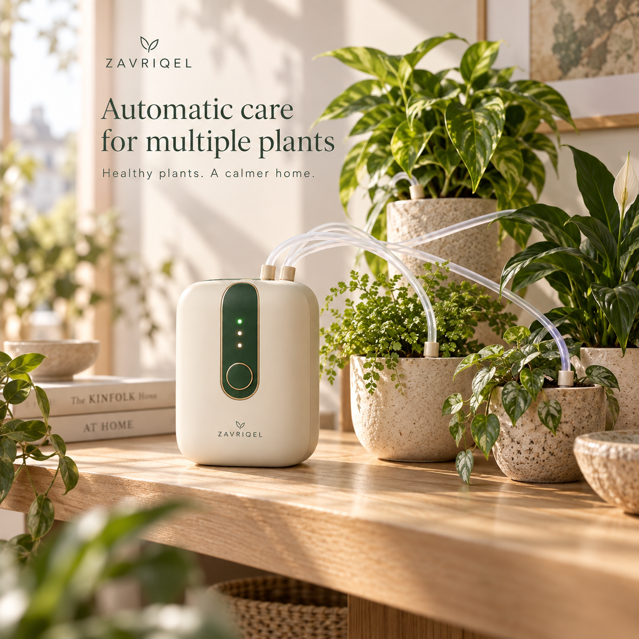 Multiple houseplants